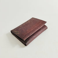 Mini trifold wallet - brown