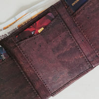 Mini trifold wallet - brown