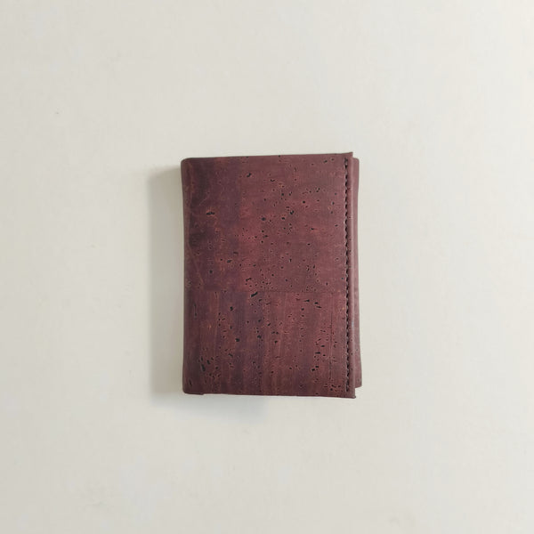 Mini trifold wallet - brown