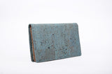 Teal Cork sling wallet