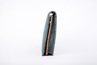 Teal Cork sling wallet