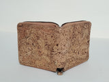 Zip around mini wallet - Natural cork