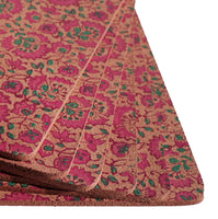 Cork Placemats - Floral Pink