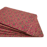Cork Placemats - Floral Pink