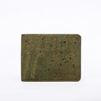 Cork tri fold men's wallet - Oliver 2.0