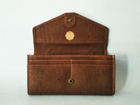 Envelop Clutch Cork wallet - Brown