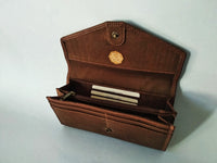 Envelop Clutch Cork wallet - Brown