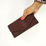 Envelop Clutch Cork wallet - Brown