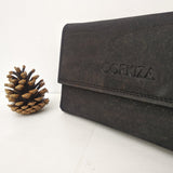 Black Cork clutch purse