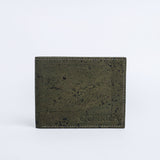 Mens Bifold Green Cork wallet
