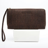 Zip around Cork wallet - Brown