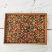 Cork Tray (Block-printed)