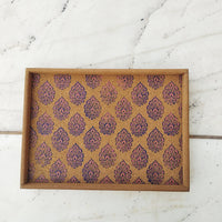 Cork Tray (Block-printed)