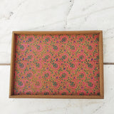 Cork Tray (Block-printed)