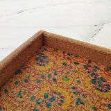 Cork Tray (Block-printed)