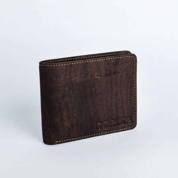 Cork tri fold men's wallet - Oliver 2.0
